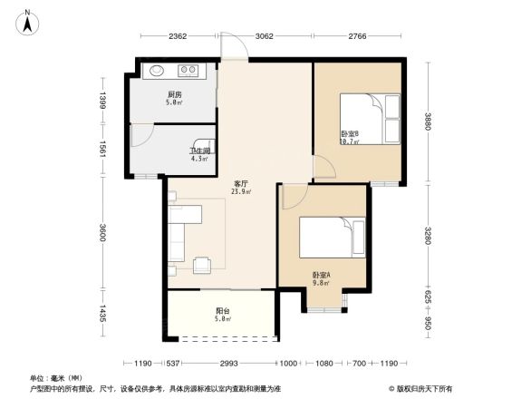 凯旋堡户型图