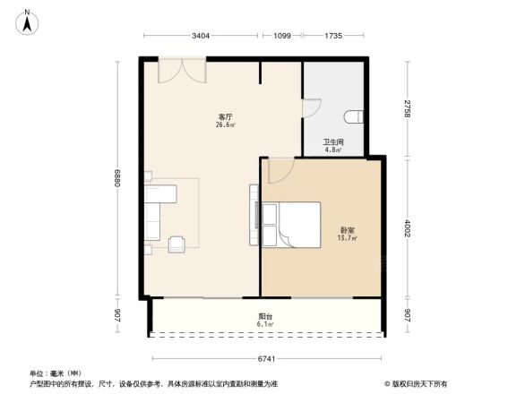 迎宾大道西住宅楼户型图