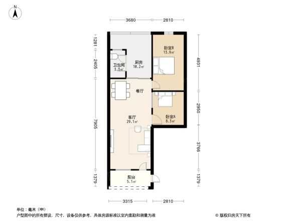 迎宾大道西住宅楼户型图