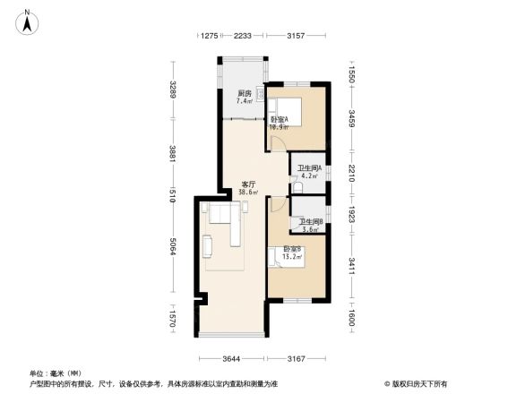 鸿泽园小区户型图
