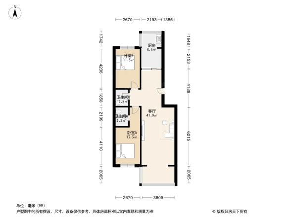 鸿泽园小区户型图