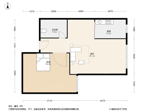 中加荣园户型图