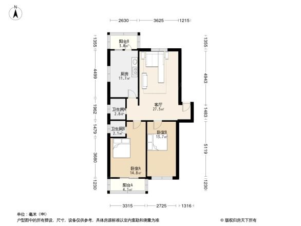 京溪小区户型图