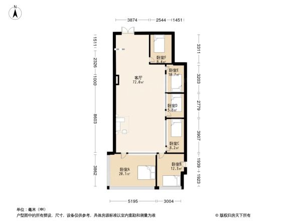 洛克时代中心商住楼户型图