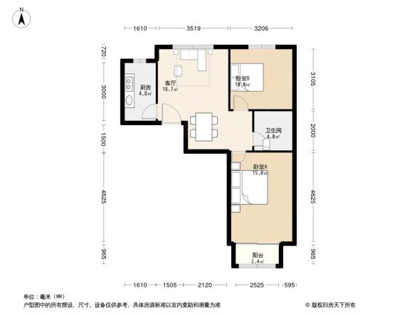 四合欣园户型图