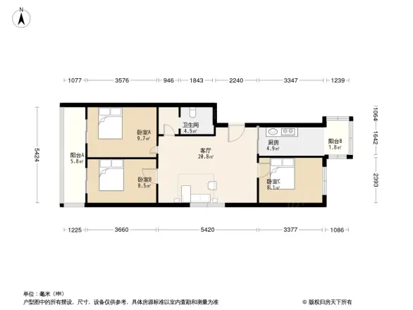祺兴缘户型图