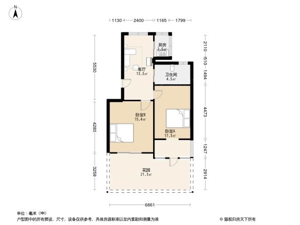 白河涧别墅户型图