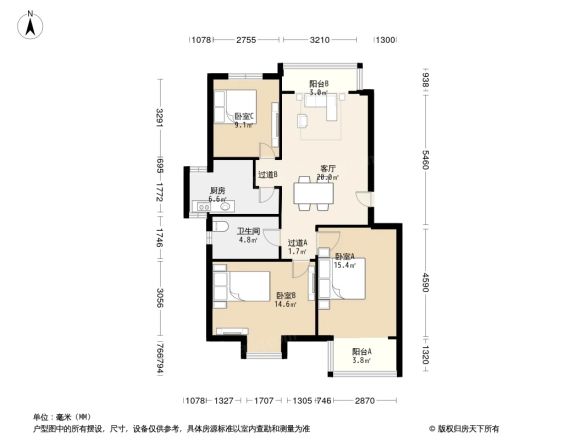 八龙桥雅苑户型图