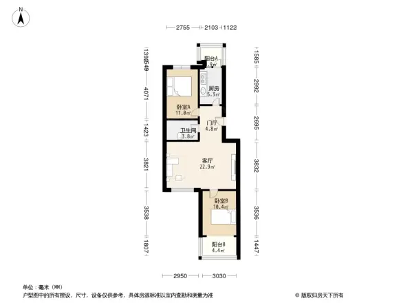 永安家园(房山)户型图