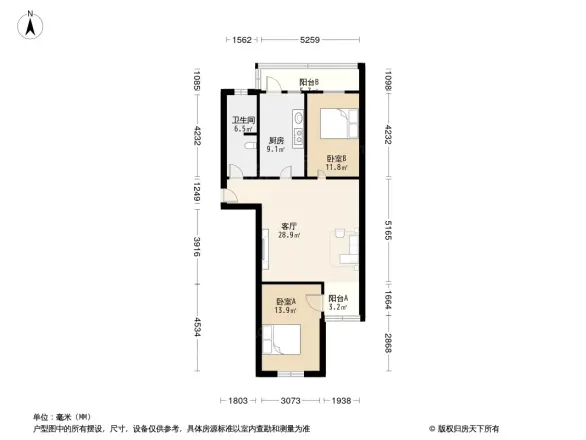 金荣园一期户型图