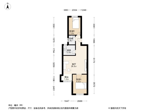 金荣园一期户型图