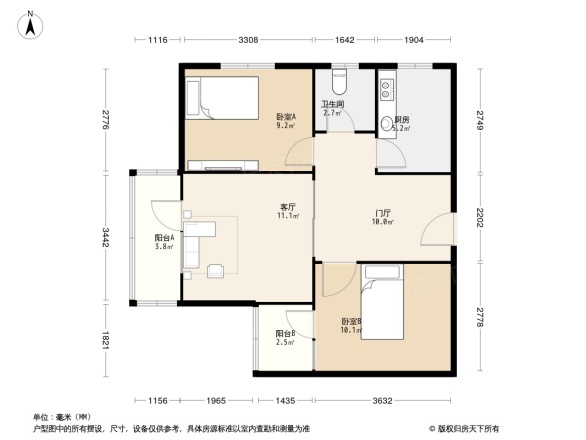 金荣园一期户型图