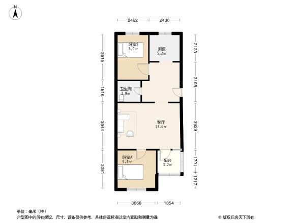 京溪小区户型图