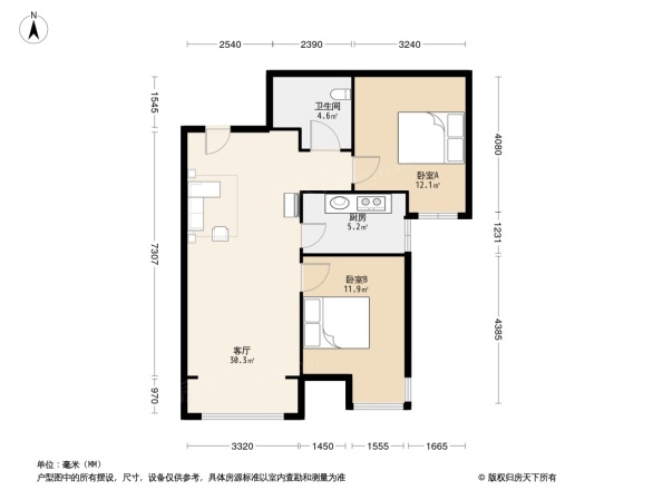 保利花园户型图