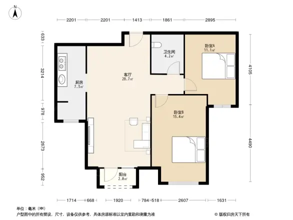 保利花园户型图
