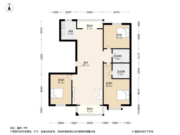 金胜嘉谊户型图