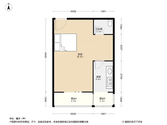 军博电信宿舍户型图