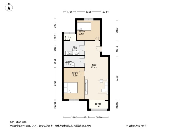 麓景嘉园户型图