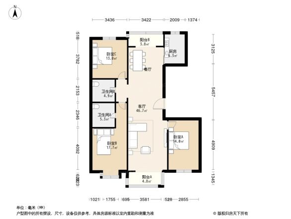 金胜嘉谊户型图