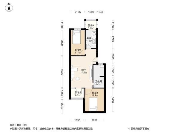 展览馆路12号楼户型图