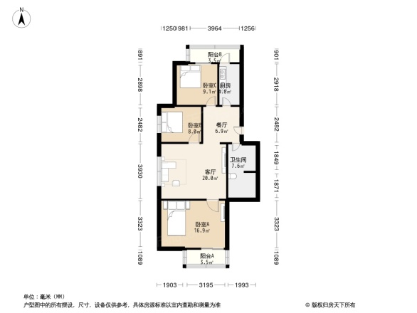 莲馨苑户型图