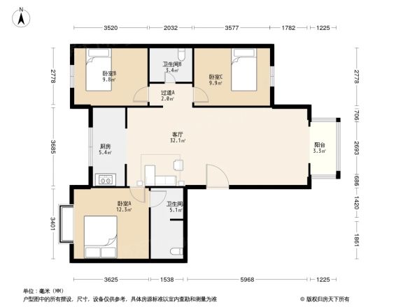 金胜嘉谊户型图