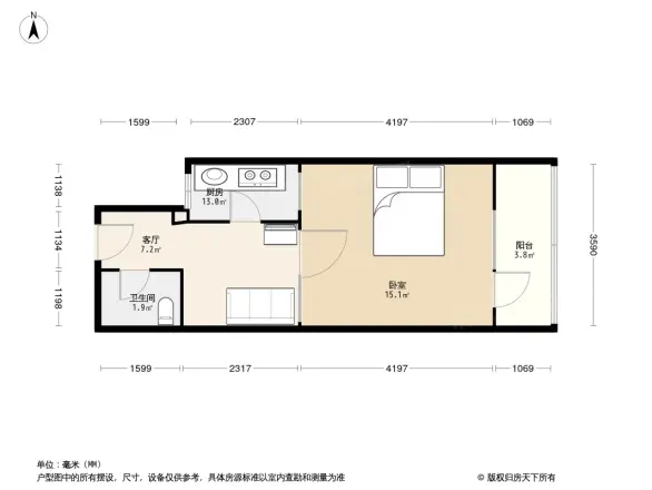 军博电信宿舍户型图