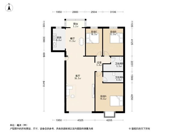 金胜嘉谊户型图