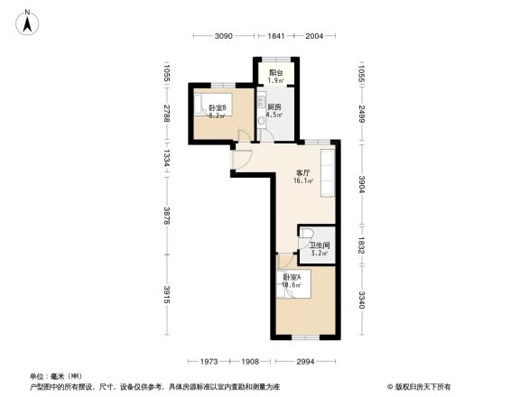 惠景新苑户型图