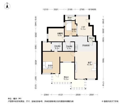 海阔水岸花墅户型图
