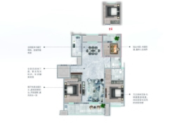 公用瑞马悦府东郡3室2厅2卫建面127.00㎡