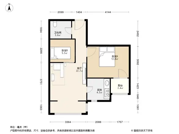 涧桥山户型图