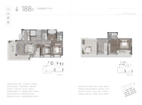 上叠建面188㎡