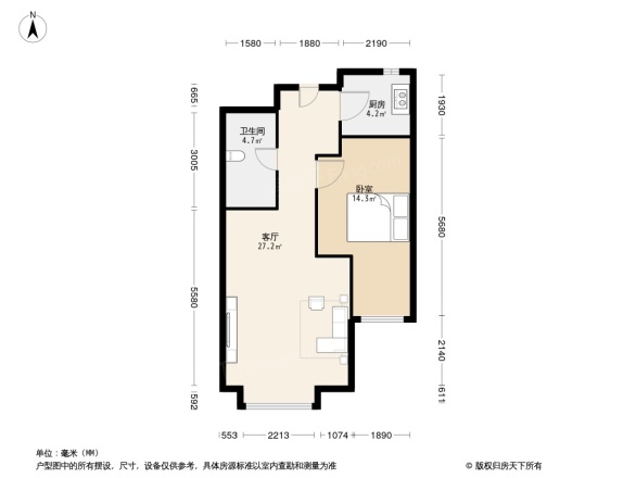 涧桥山户型图