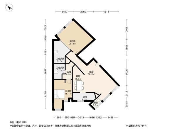 和乔丽晶户型图