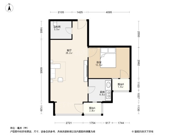 涧桥山户型图