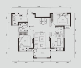 武汉城建·电建｜汤湖观筑3室2厅1厨2卫建面112.00㎡