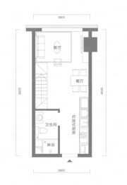 东湖时代中心建面38.00㎡