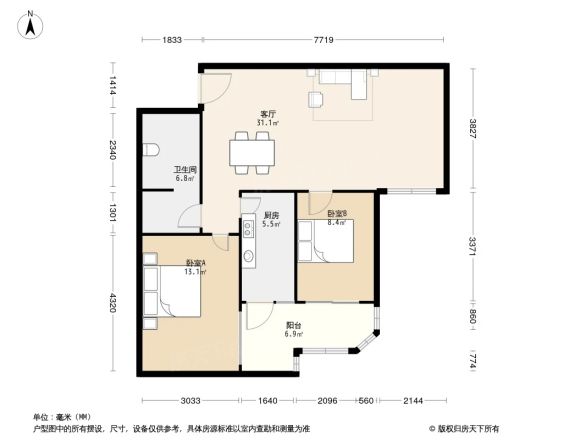 汇达公寓户型图
