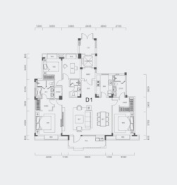 武汉城建·电建｜汤湖观筑4室2厅1厨3卫建面191.00㎡