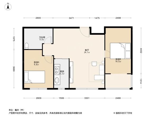 乾丰海景花园户型图