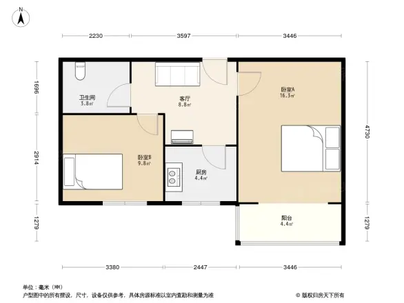 龙城花园二期户型图