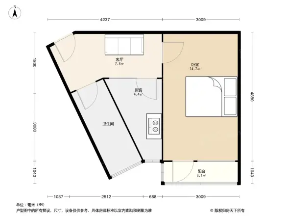 花家地小区户型图