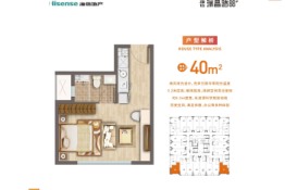 海信瑞昌路88+1室1厅1厨1卫建面40.00㎡