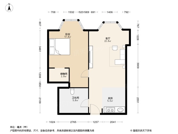 香榭舍户型图