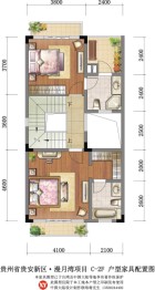 棕榈·云漫湖·漫月湾3室2厅1厨4卫建面106.00㎡