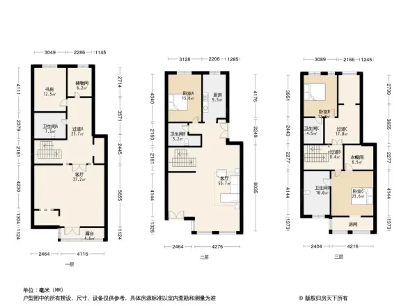 康城花园别墅户型图