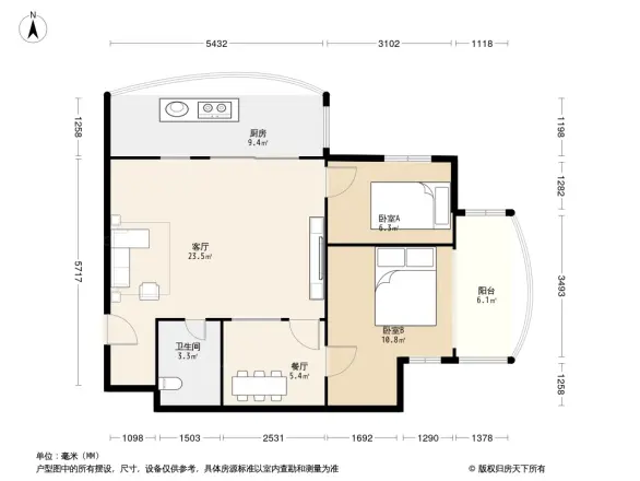 莲馨嘉园户型图