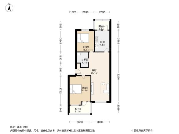 水木兰亭别墅户型图