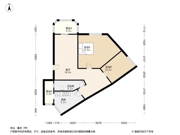 富河园碧水明珠户型图